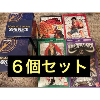 ワンピース(ONE PIECE)の【６個セット】ロマンスドーン 2box スタデ4種　赤緑紫黒　ワンピースカード(Box/デッキ/パック)