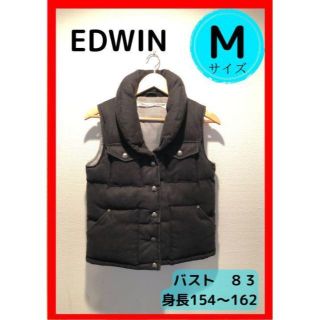 エドウィン(EDWIN)のEDWIN ダウンベスト  グレー Mサイズ(ダウンベスト)