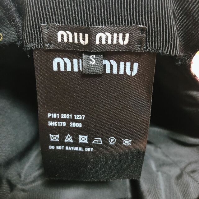 miumiu - miumiu キャップ チェック ピンクの通販 by メロディ's shop