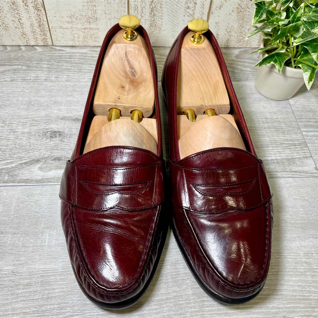 Cole Haan(コールハーン)のアサイラム様専用 COLE HAANイタリア製27コインローファー バーガンディ メンズの靴/シューズ(ドレス/ビジネス)の商品写真