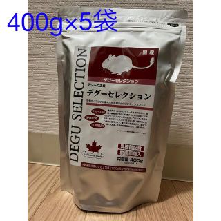 【即日発送】デグーセレクション　400g （200g×2）×5袋(ペットフード)