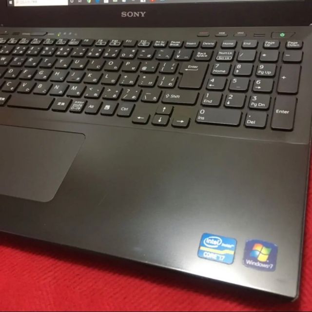 vaio  i7 SSD240GB 4GB  フルhd