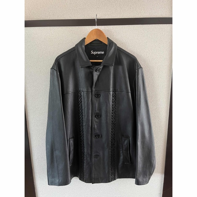 Supreme - Supreme21ss Braided Leather Overcoatの通販 by ior Supreme - Supreme21ss Braided Leather Overcoatの通販 by ior