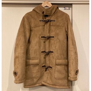 エムアンドエス(M＆S)のM&Sダッフルコート🧥スエード　ボア　防寒(ノーカラージャケット)