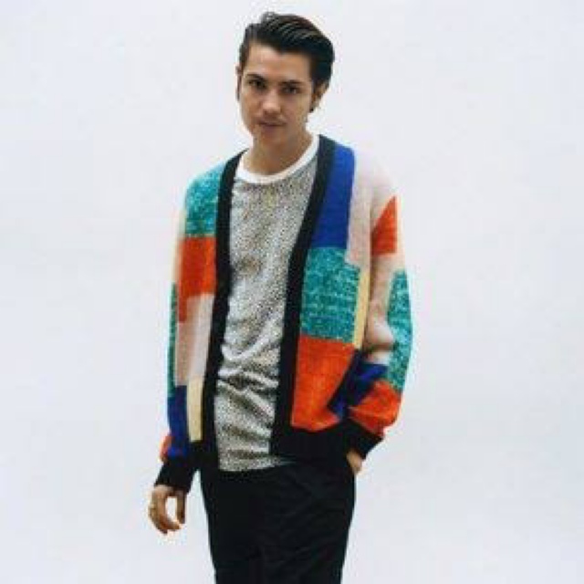 19ss Supreme Patchwork Mohair Cardigan