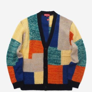 シュプリーム(Supreme)の19ss Supreme Patchwork Mohair Cardigan(カーディガン)