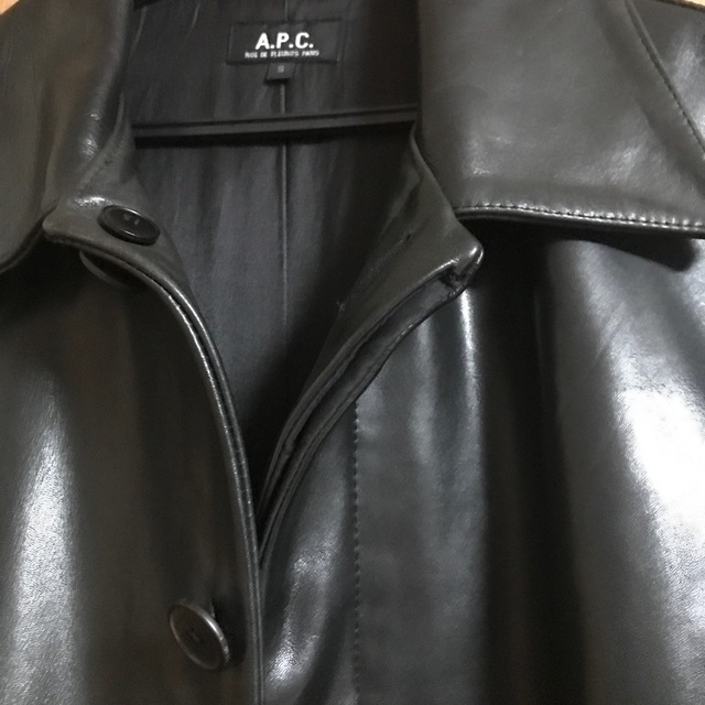 APC レザージャケット BLACK Sサイズ