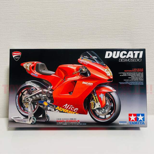 Ducati(ドゥカティ)のタミヤ模型 ドゥカティ デスモセディチ 1/12 DUCATI プラモデル  エンタメ/ホビーのおもちゃ/ぬいぐるみ(模型/プラモデル)の商品写真