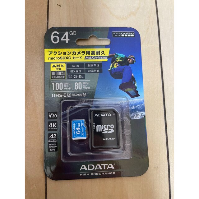 ADATA microSDカードMicroSD 64GB ADTAG-64G