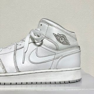 ナイキ(NIKE)の【レア】AIR JORDAN1 MID "White CoolGrey"(スニーカー)