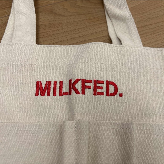 MILKFED. - milkfed. 新品 刺繍ロゴ トートバッグの通販 by めりいず｜ミルクフェドならラクマ