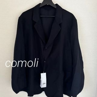 コモリ(COMOLI)のCOMOLI 22AW シルクネルジャケット　size2(テーラードジャケット)