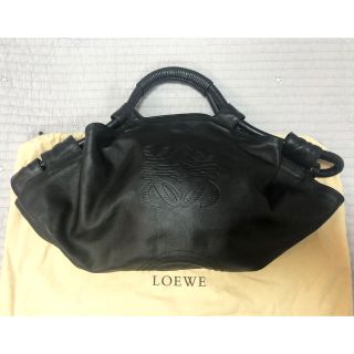 ロエベ(LOEWE)の年末年始のみお値下げ中⭐︎　*ロエベ*　ナッパアイレ　バッグ　レザー　ブラック(ハンドバッグ)