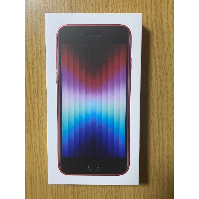 お見舞い Apple 8月22日に新品で 赤  レッド SE3第3世代128GB 【新品】iPhone - スマートフォン本体