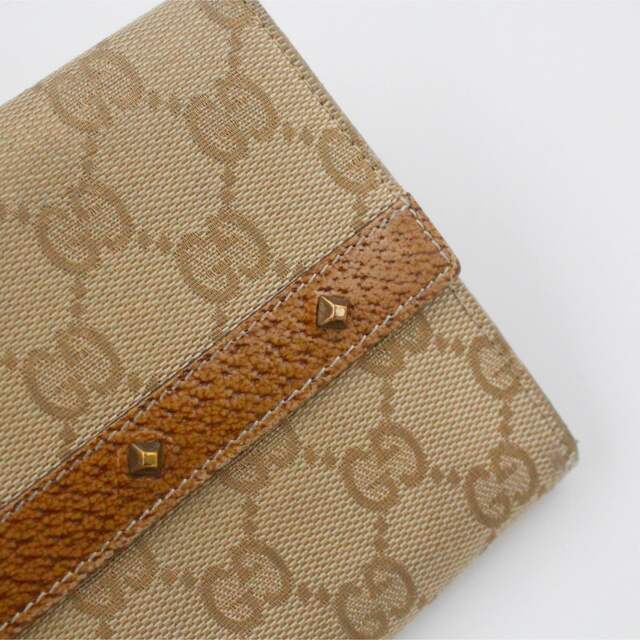 ⭐︎極美品⭐︎ GUCCI ミニ財布 ジャガード GGライン スタッズ GG柄