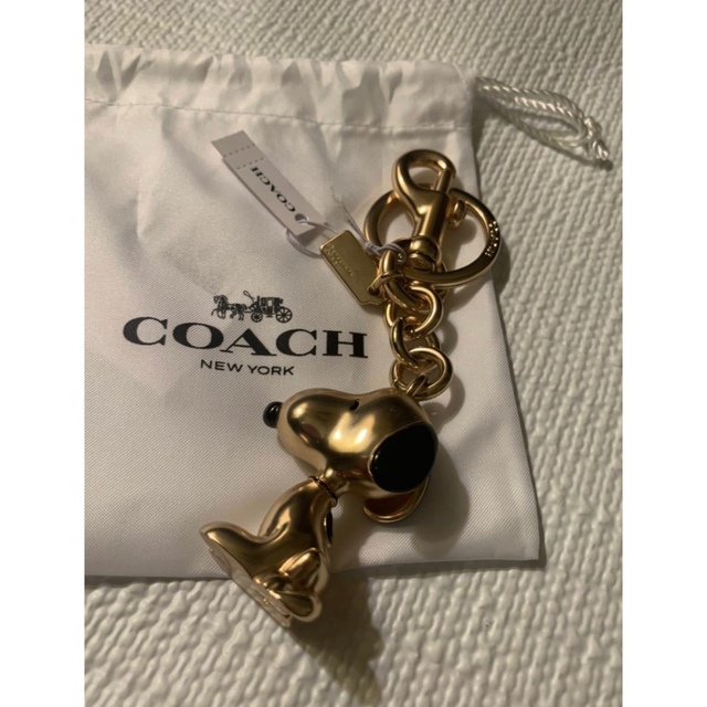 新品　COACH PEANUTS  スヌーピー  キーリング  バッグ　チャーム