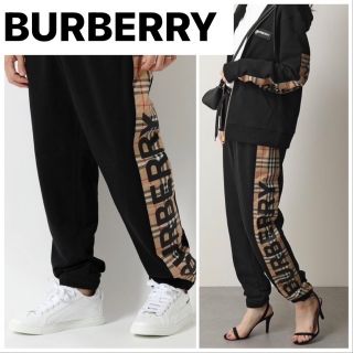 バーバリー(BURBERRY)の21AW■BURBERRY■サイドノバチェック■ロゴススウェット■ユニセックス(その他)