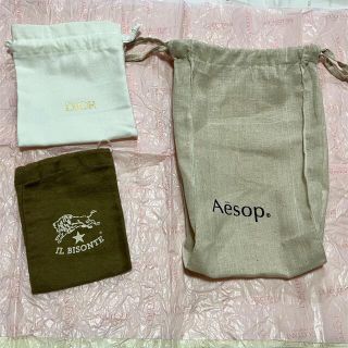 イソップ(Aesop)の値下げ★ブランド巾着3点セット(ポーチ)