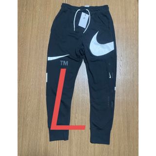 ナイキ(NIKE)の新品　Lサイズ　スウッシュ ジョガーパンツ スウェット ブラック ホワイト(その他)