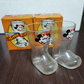 ディズニー(Disney)のmmmmm☆様専用キリンレモン ディズニー ブーツグラス ２個セット 非売品(グラス/カップ)