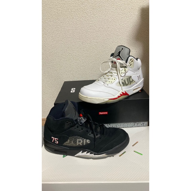 まとめ買い】 NIKE - ナイキ エア ジョーダン5 シュプリーム パリ