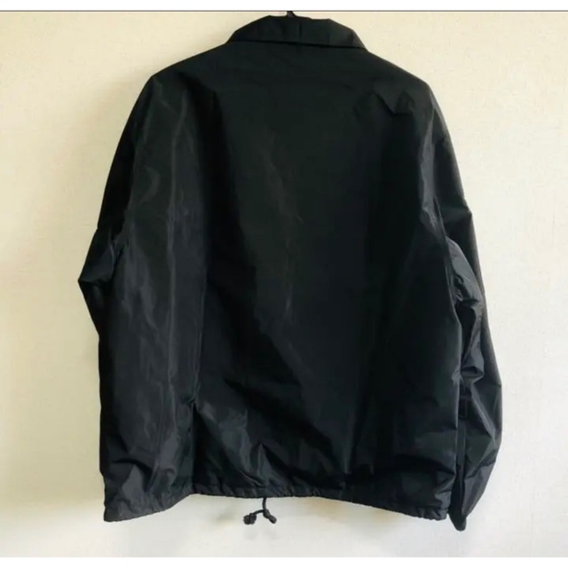 美品　アウター　刺繍　黒　コーチジャケット ナイロンジャケット　 メンズのジャケット/アウター(ナイロンジャケット)の商品写真