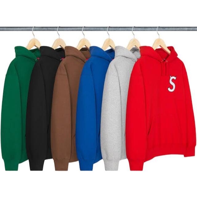 supreme s logo hooded sweatshirt シュプリーム