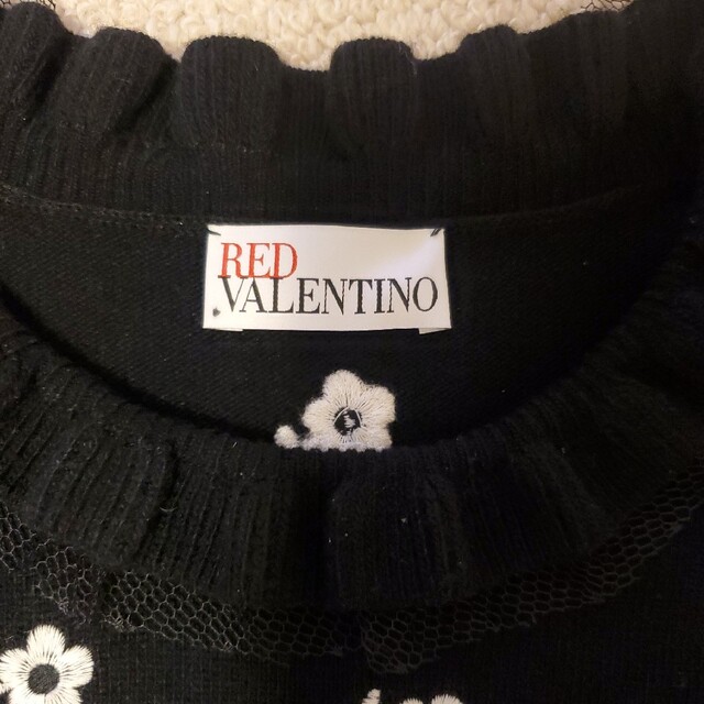 RED VALENTINO(レッドヴァレンティノ)の半額以下セール!!【レッドヴァレンチノ】カシミア混刺繍セーター レディースのトップス(ニット/セーター)の商品写真