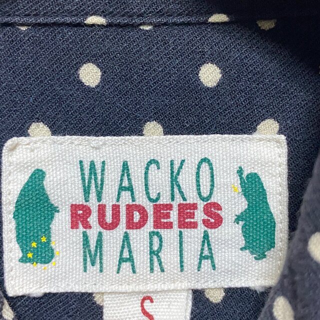 WACKO MARIA(ワコマリア)のワコマリア WACKO MARIA/長袖シャツ/ドット柄/ボタンダウン/ブラック メンズのトップス(シャツ)の商品写真