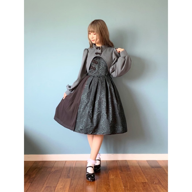 axes femme - 【シノワズリジャンパースカート】新品タグ付き axes femme - 【シノワズリジャンパースカート】新品タグ付き