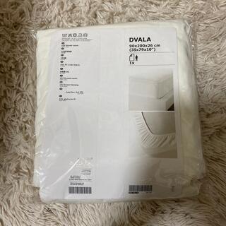 イケア(IKEA)のDVALA ドヴァーラ ボックスシーツ/IKEA(シーツ/カバー)
