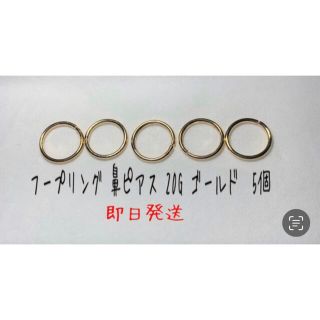 フープリング  鼻ピアス　18Ｇ　　即日発送　　5個　(ピアス)