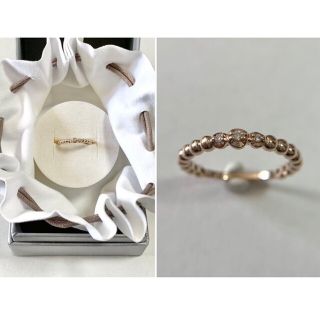 スタージュエリー(STAR JEWELRY)の【ノブ様専用】【美品】STAR JEWELRY k10PG ダイヤピンキー(リング(指輪))