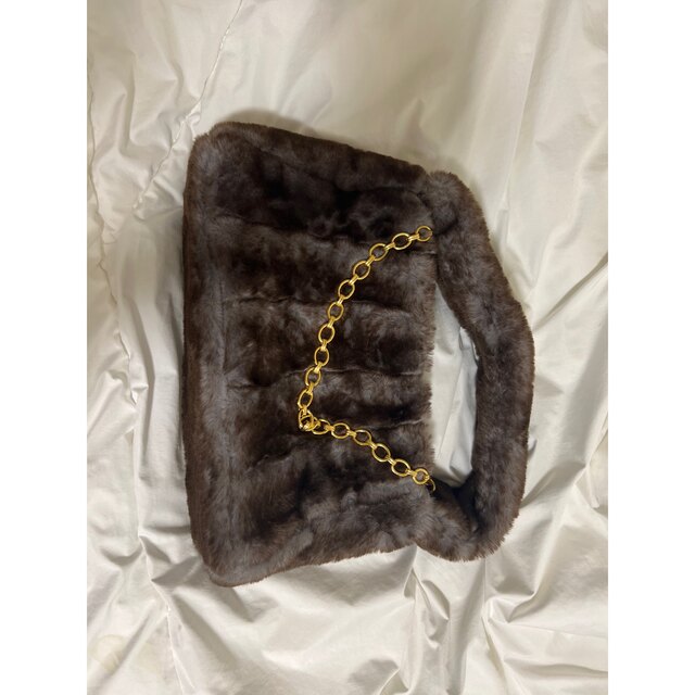 Her Lip to/Faux Fur mini TOTE Bag ブラウン | フリマアプリ ラクマ