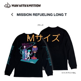マンウィズアミッション(MAN WITH A MISSION)のマンウィズ mission refueling long T black M(Tシャツ/カットソー(七分/長袖))