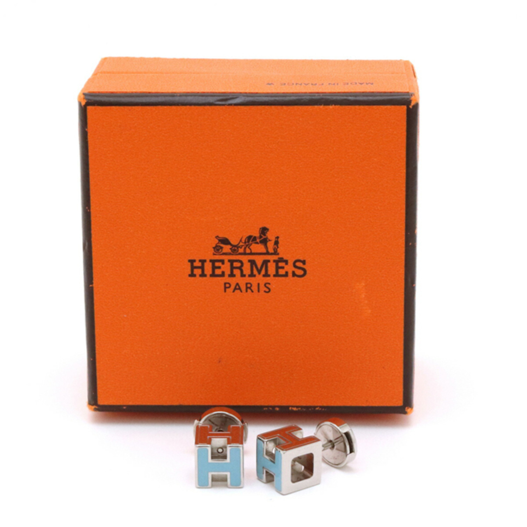 Hermes - エルメス カージュドアッシュ Hキューブ Hロゴ ピアス