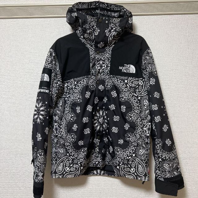 シュプリーム×ノースフェイス 14AW バンダナマウンテンパーカー XL 希少