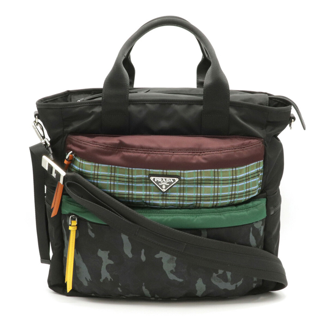 プラダ PRADA 2way トートバッグ TESSUTO STAMPAT fruitalicious.com.ng