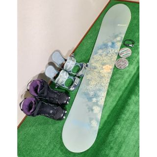 サロモン(SALOMON)のレディーススノーボード3点セット Kissmark×RIDE×SALOMON(ボード)