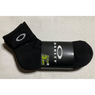 オークリー(Oakley)のオ－クリ－・メンズソックス・25〜27cm 3足セット・黒(ソックス)