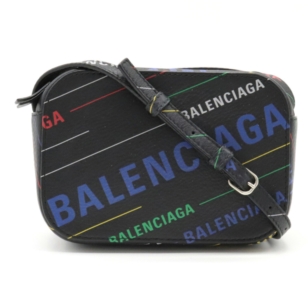 逸品】 Balenciaga （12180160） ロゴ XS カメラバッグ エブリデイ