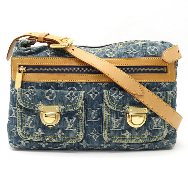 超歓迎 LOUIS VUITTON (12190717) バギーPM モノグラムデニム