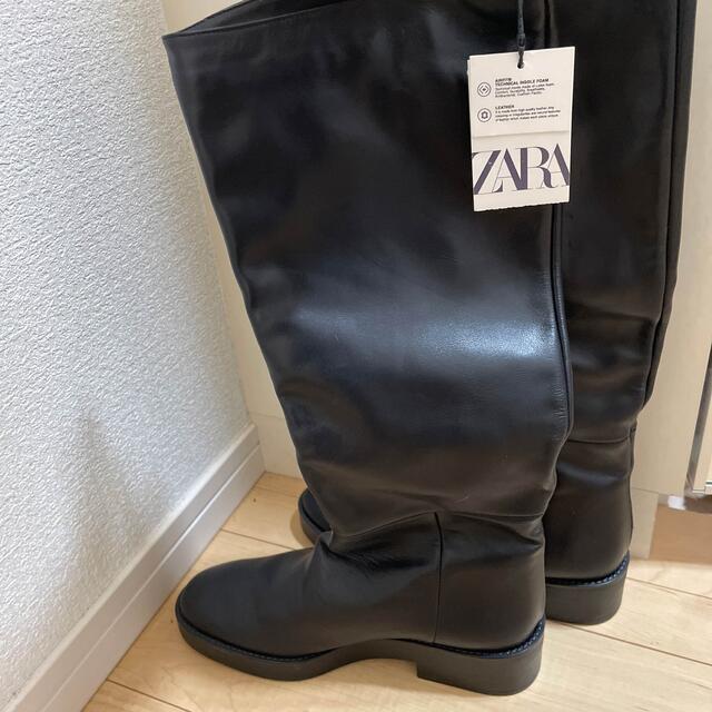 ZARA - ZARAロングブーツの通販 by kk shop｜ザラならラクマ