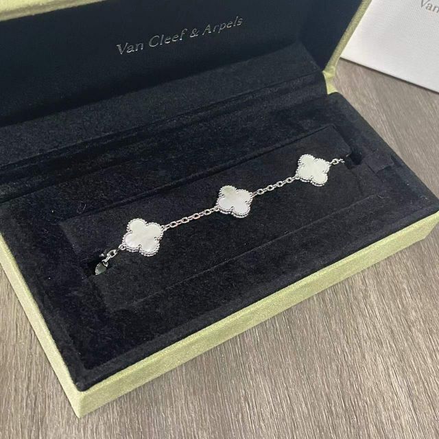 【初売り】アクセサリーVanCleef&Arpelsヴィンテージアルハンブラブレスレット5モチーフ