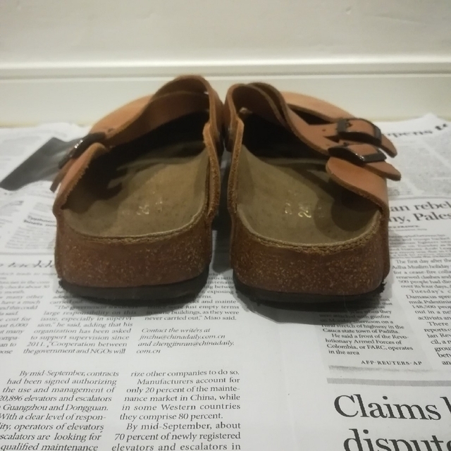 BIRKENSTOCK - ビルケンシュトック スリッポン ドリアン 茶の通販 by