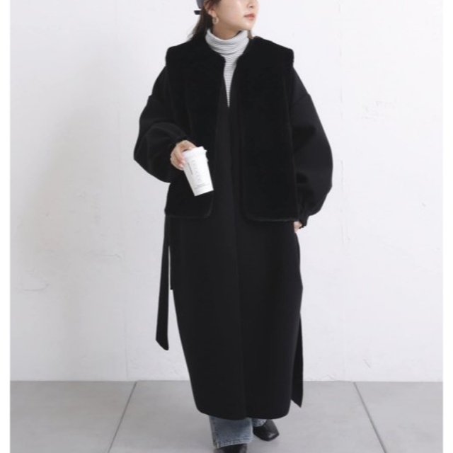 新品✨タグ付き♪ 定価10,760円 コート  ブラック　大特価