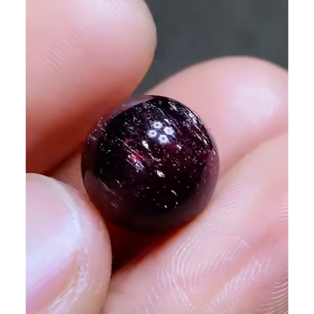 ⭐︎【高級】フラワー パープルルチル スーパーセブン 丸玉 12.1mm 2