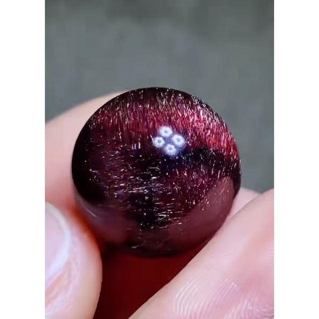 ⭐︎【高級】フラワー パープルルチル スーパーセブン 丸玉 18.1mm