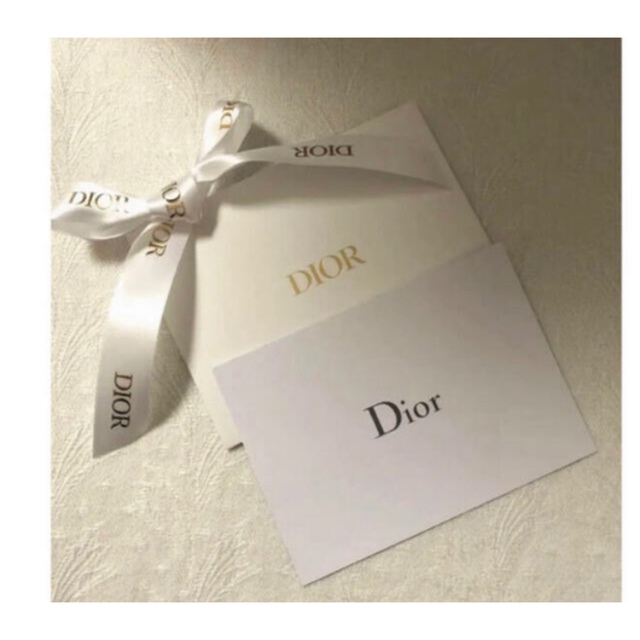 新品非売品★Dior★ディオール メッセージカード 封筒セット・*. ハンドメイドの文具/ステーショナリー(カード/レター/ラッピング)の商品写真