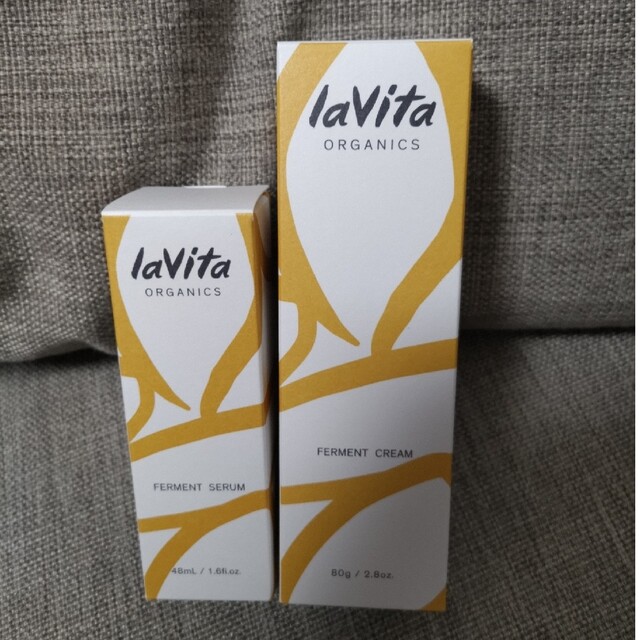 ラビタ　セット売り ファーメントクリーム　セラム 新品未使用 laVita コスメ/美容のスキンケア/基礎化粧品(美容液)の商品写真